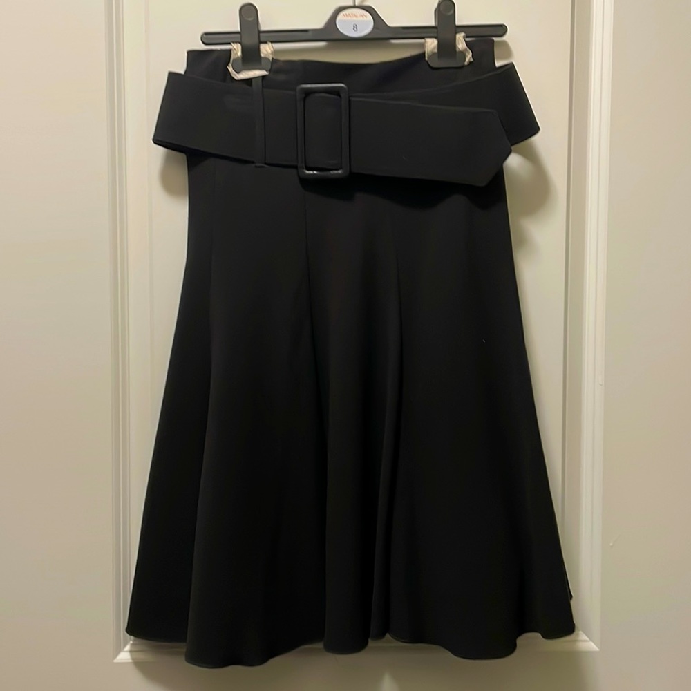 Papaya Black Swing Skirt with original belt